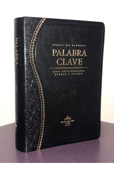 Biblia RVR 1960 de Estudio Palabra Clave Piel Negro