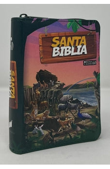 Biblia RVR 1960 para Niños Vinilo con Cierre
