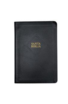 Biblia RVR 1960 Letra Gigante Negro Piel con Índice