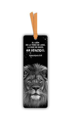 Marcador de Libro con Ribbon El León de la Tribu de Judá