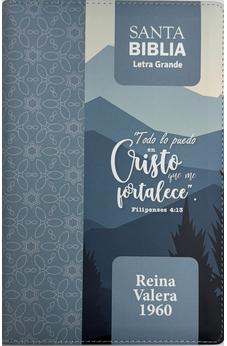 Biblia RVR 1960 Letra Grande Tamaño Manual Filipenses 4:13 con Cierre e Índice