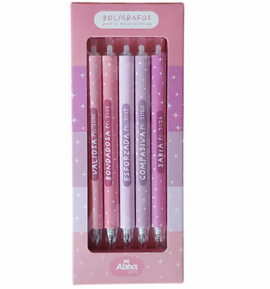 Pack 5 Bolígrafos Para la Mujer Virtuosa
