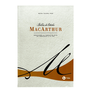 Biblia RVR 1960 de Estudio MacArthur Tapa Dura
