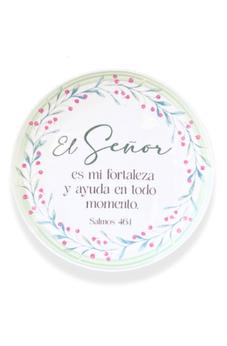 Platos Decorativos Diseños 2026 "El Señor es mi Fortaleza"