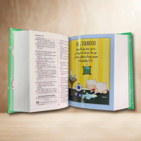 Image of Biblia RVR 1960 de la Amistad: Algodoncitas y sus Amigos