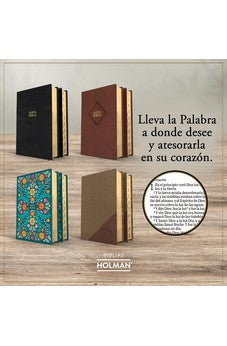 Image of Biblia RVR 1960 Tamaño Manual Símil Piel Café Duotone con Índice