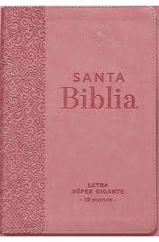 Biblia RVR 1960 Letra Súper GiganteTapa dura Rosa Manual
