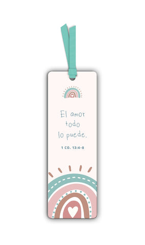 Image of Marcador de Libro con Ribbon El Amor Todo lo Puede