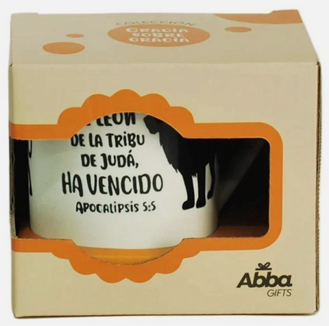 Image of Taza 17 OZ Colección Gracia sobre Gracia. El león de Judá
