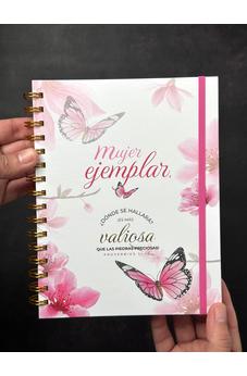 Libreta de Anillas con Elásico Mujer Ejemplar