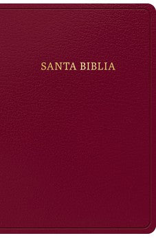 Biblia RVR 1960 Tamaño Manual Símil Piel Borgoña con Índice