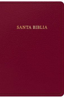 Image of Biblia RVR 1960 Letra Grande Tamaño Manual Borgoña Símil Piel