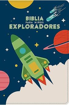 Biblia RVR 1960 para Niños Exploradores Azul Cósmico Símil Piel