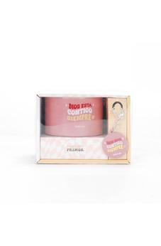 Image of Pack Taza 12 OZ + Llavero de Caucho Colección Primor Dios está Contigo Siempre