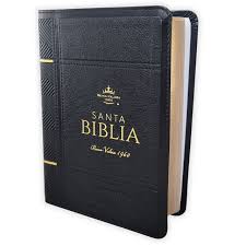 Biblia RVR 1960 Letra Grande Tamaño Manual Neoclassic Negro Símil Piel