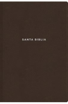 Biblia NVI de Estudio Letra Grande Café Símil Piel con Índice