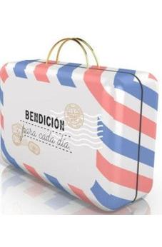 Bendición para Cada Día Caja de Promesas Metálica Maleta