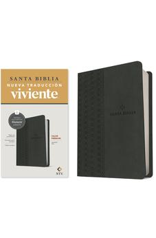 Image of Biblia NTV Valor Prémium con Filament Símil Piel Gris