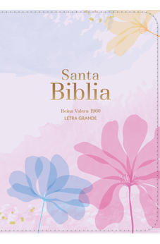 Biblia RVR 1960 Compacta Letra Grande 11 puntos Símil Piel Rosado Claro