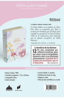 Image of Biblia RVR 1960 Compacta Letra Grande 11 puntos Símil Piel Azul Claro