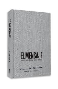 Image of Biblia El Mensaje Gris Tela Tapa Dura