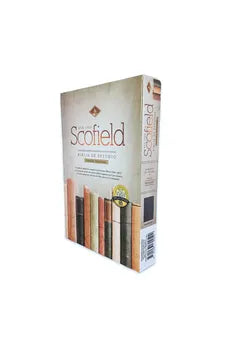 Biblia RVR 1960 de Estudio Scofield Tamaño Personal Chocolate Oscuro Símil Piel