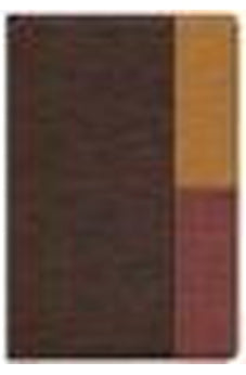 Biblia RVR 1960 de Estudio Arco Iris Multicolor Símil Piel Cocoa Terracota con Índice
