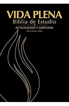 Biblia RVR 1960 de Estudio Vida Plena Piel Negra