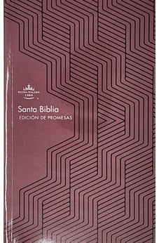 Image of Biblia RVR 1960 de Promesas Letra Grande Marron Líneas Rústica