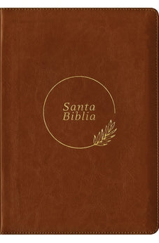 Biblia RVR 1960 Referencias Letra Grande Ultrafina Marron con Cierre
