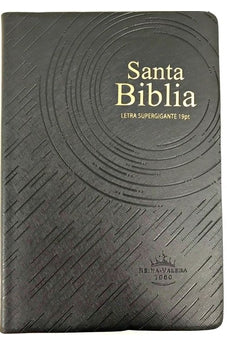 Image of Biblia RVR 1960 Letra Súper Gigante Palabras de Jesús en Rojo con Concordancia Rvr082Clsgipjrt Tapa Vinilo Negro Canto Dorado Índice