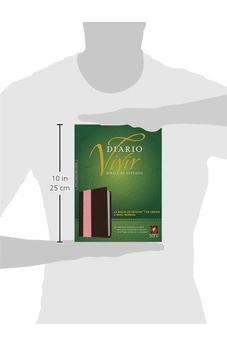 Biblia NTV de Estudio Diario Vivir Símil Piel Rosa/marrón idx