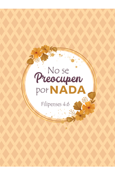 Image of No se preocupen – Filipenses 4:6 – Diario y Cuaderno de Notas