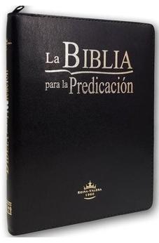 Biblia RVR 1960 Predicación Negro con Cierre con Índice