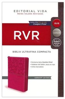 Image of Biblia RVR 1977 Ultrafina Compacta Piel con Cierre