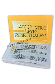 Image of Cuatro Leyes Espirituales: Folleto