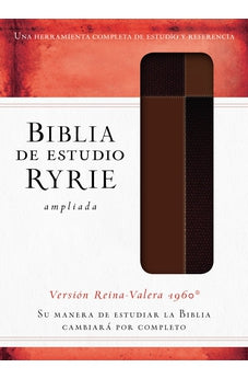 Biblia RVR 1960 de Estudio Ryrie Ampliada Marron Duo Índice