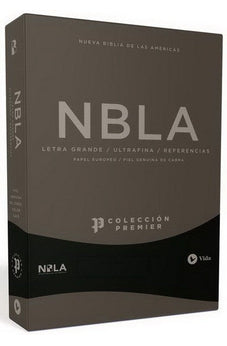 Image of Biblia NBLA Ultrafina Letra Grande Colección Premier Café: Limitada