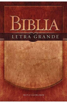 Biblia RVR 1909 Letra Grande Rustica