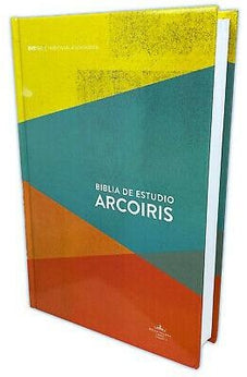 Image of Biblia RVR 1960 de Estudio Arco Iris Multicolor Tapa Dura
