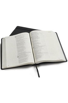 Biblia RVR 1960 de Apuntes Negro Símil Piel y Tela