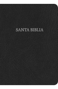 Biblia NVI Letra Grande Tamaño Manual Negro Piel Fabricada con Índice