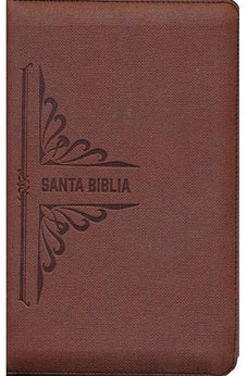 Image of Biblia NTV Ultrafina Sentipiel ladrillo con Cierre