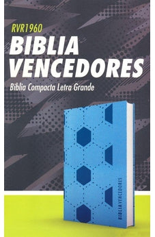 Image of Biblia RVR 1960 Vencedores Azul Símil Piel