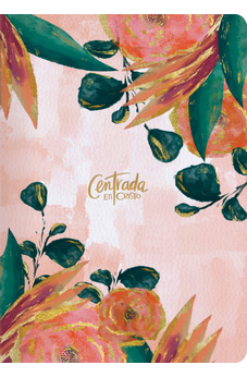 Biblia RVR 1960 Centrada en Cristo Símil Piel Floral