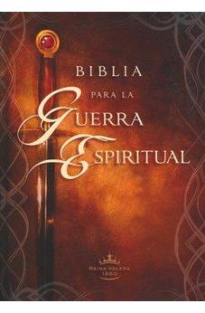 Biblia RVR 1960 Guerra Espíritual Negro con Índice