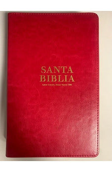 Image of Biblia RVR 1960 Letra Grande Tamaño Manual Rosa con Índice
