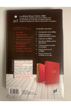 Image of Biblia RVR 1960 Letra Grande Tamaño Manual Rosa con Índice
