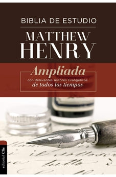 Biblia RVR 1977 de Estudio Matthew Henry Tapa Dura