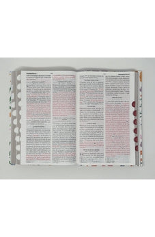 Biblia RVR 1960 Letra Grande Tamaño Manual Tapa Flex Lavanda Mariposa con Índice